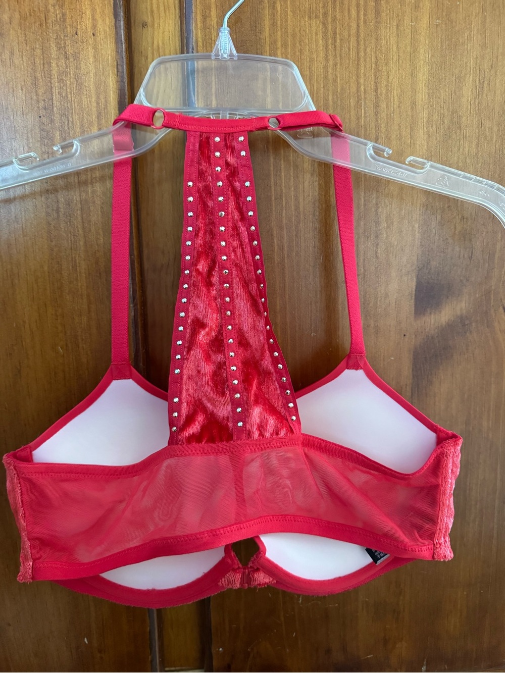 Victoria secret Racerback Push-Up Bra in Vibrant Red - Picture 2 of 5
